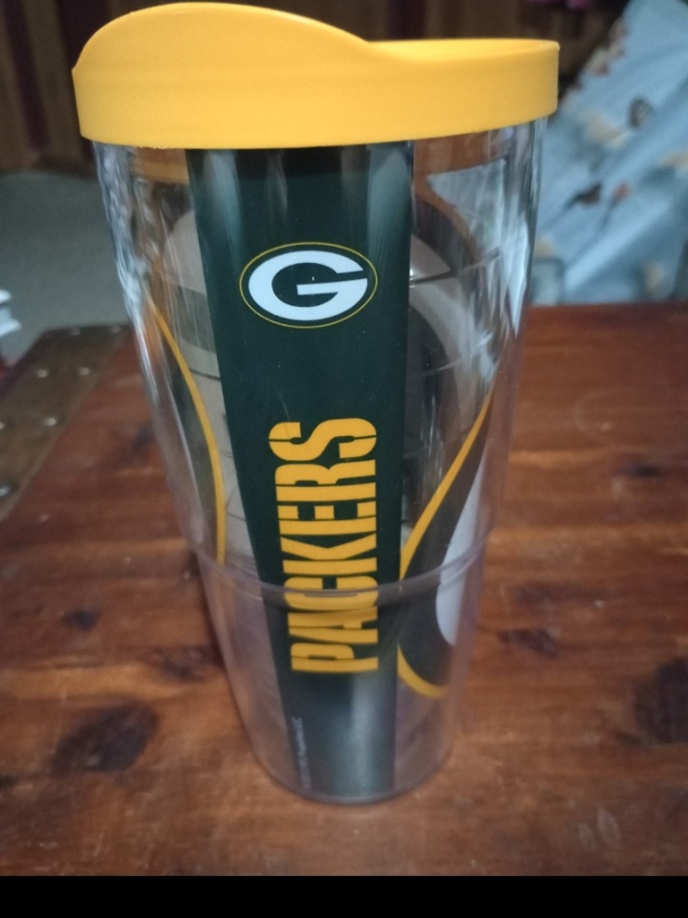 Yellow-Top Travel Tumbler